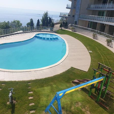 Studio Silver Terace With Sea View For 4 Person Бяла Екстериор снимка