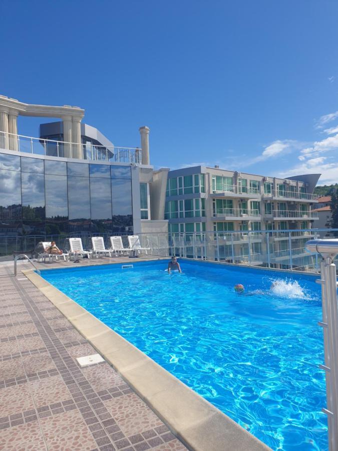 Studio Silver Terace With Sea View For 4 Person Бяла Екстериор снимка