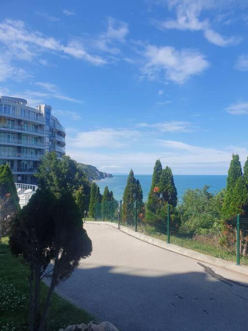 Studio Silver Terace With Sea View For 4 Person Бяла Екстериор снимка