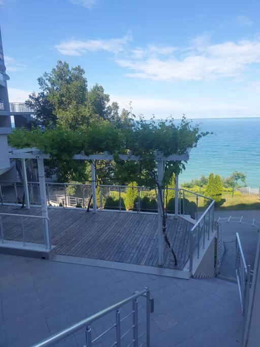 Studio Silver Terace With Sea View For 4 Person Бяла Екстериор снимка
