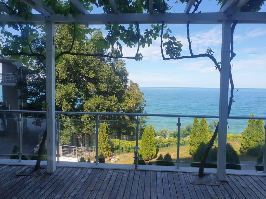 Studio Silver Terace With Sea View For 4 Person Бяла Екстериор снимка