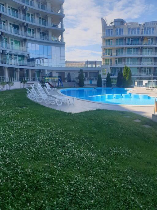 Studio Silver Terace With Sea View For 4 Person Бяла Екстериор снимка